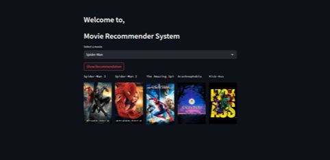 Movie Recommendation System using ML